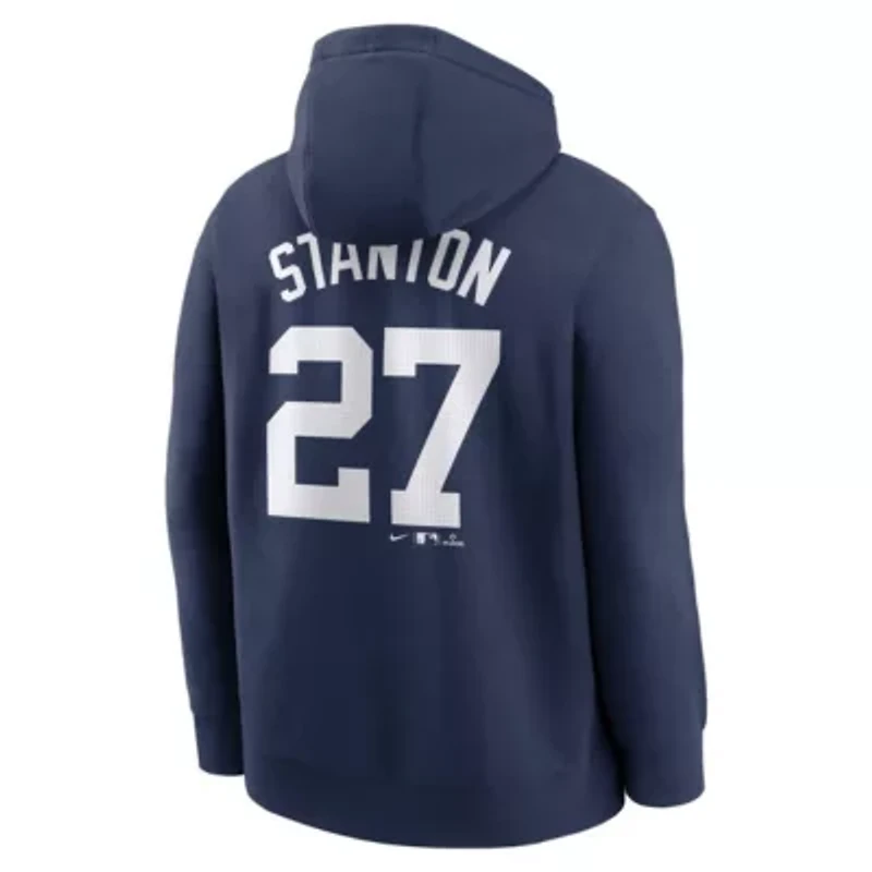 MLB Nike Giancarlo Stanton New York Yankees Player Name & Number Club Fleece Pullover Hoodie