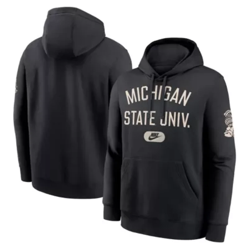 NCAA Nike Michigan State Spartans Club Fleece Fashion Hoodie