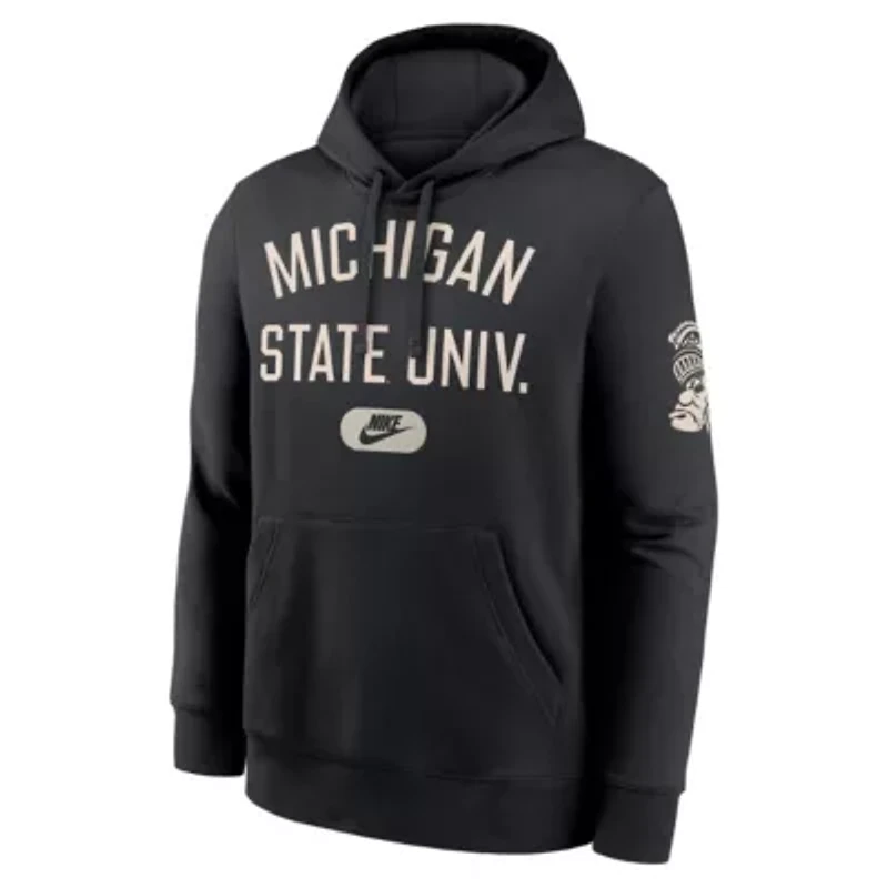 NCAA Nike Michigan State Spartans Club Fleece Fashion Hoodie