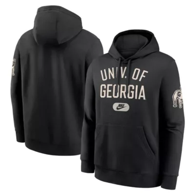 NCAA Nike Georgia Bulldogs Club Fleece Fashion Hoodie