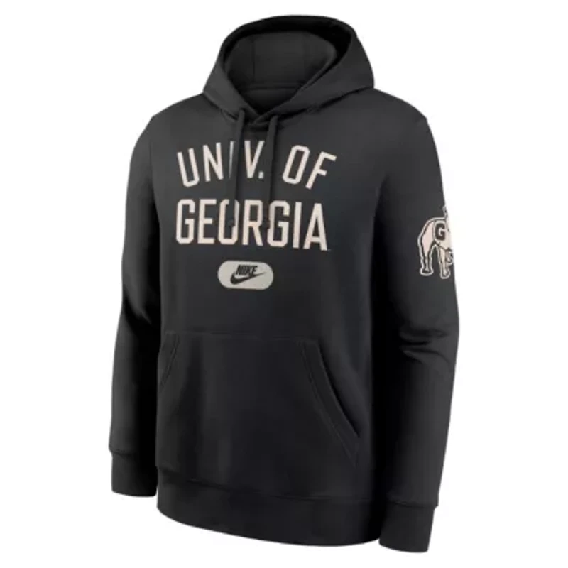NCAA Nike Georgia Bulldogs Club Fleece Fashion Hoodie