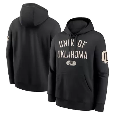 NCAA Nike Oklahoma Sooners Club Fleece Fashion Hoodie