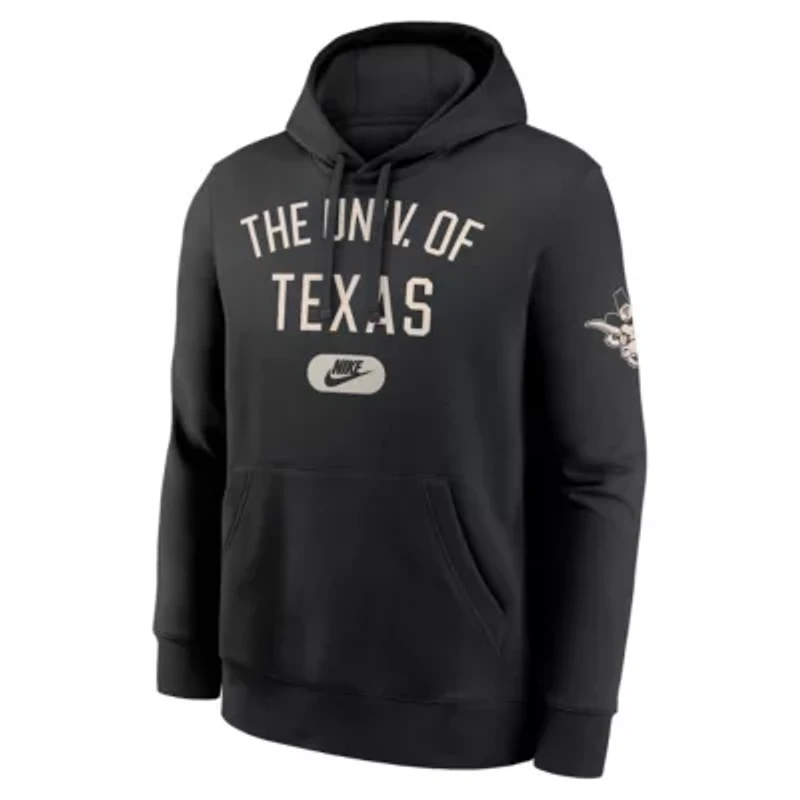 NCAA Nike Texas Longhorns Club Fleece Fashion Hoodie