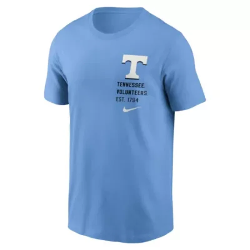NCAA Nike Valor Tennessee Volunteers Record Shattered 2-Hit T-Shirt