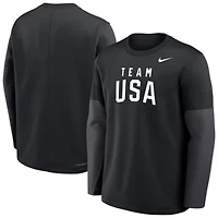 Olympics Nike Team USA Coaches Therma-FIT Long Sleeve Top