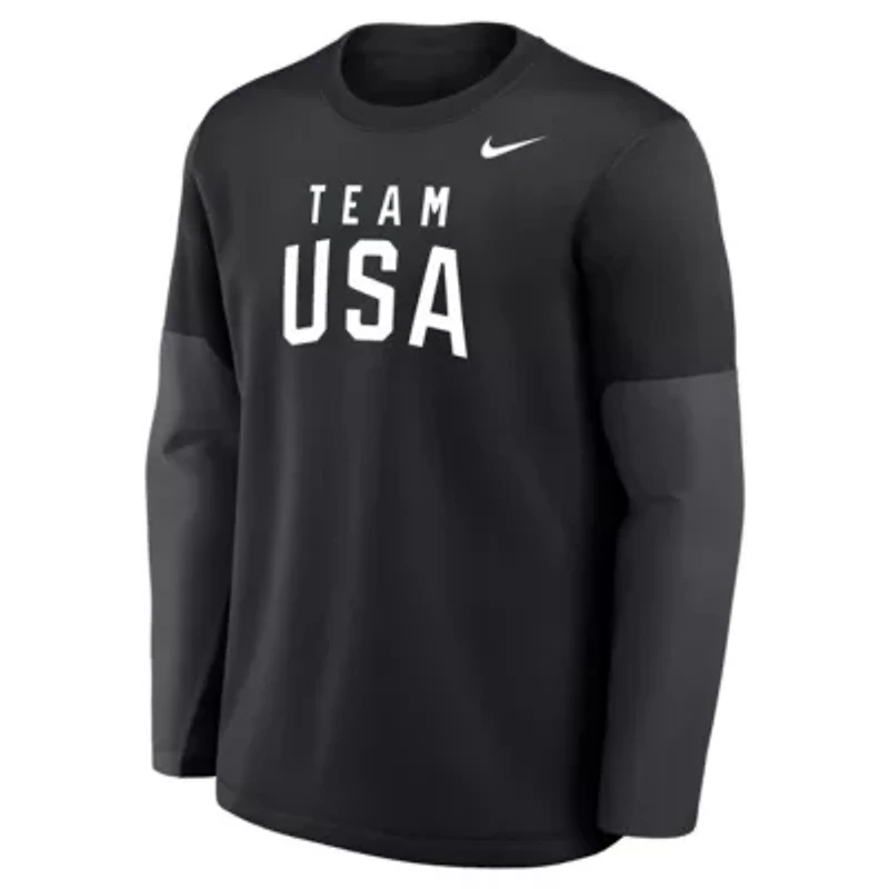 Olympics Nike Team USA Coaches Therma-FIT Long Sleeve Top