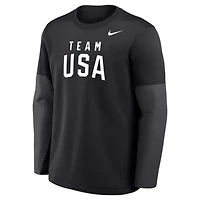 Olympics Nike Team USA Coaches Therma-FIT Long Sleeve Top