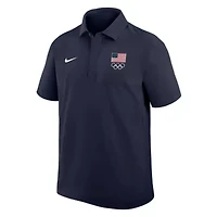 Olympics Nike Team USA Woven Polo