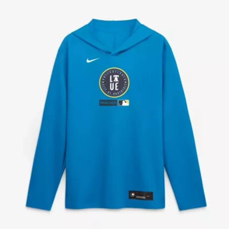 MLB Nike Philadelphia Phillies City Connect Dri-FIT Long Sleeve Hooded T-Shirt