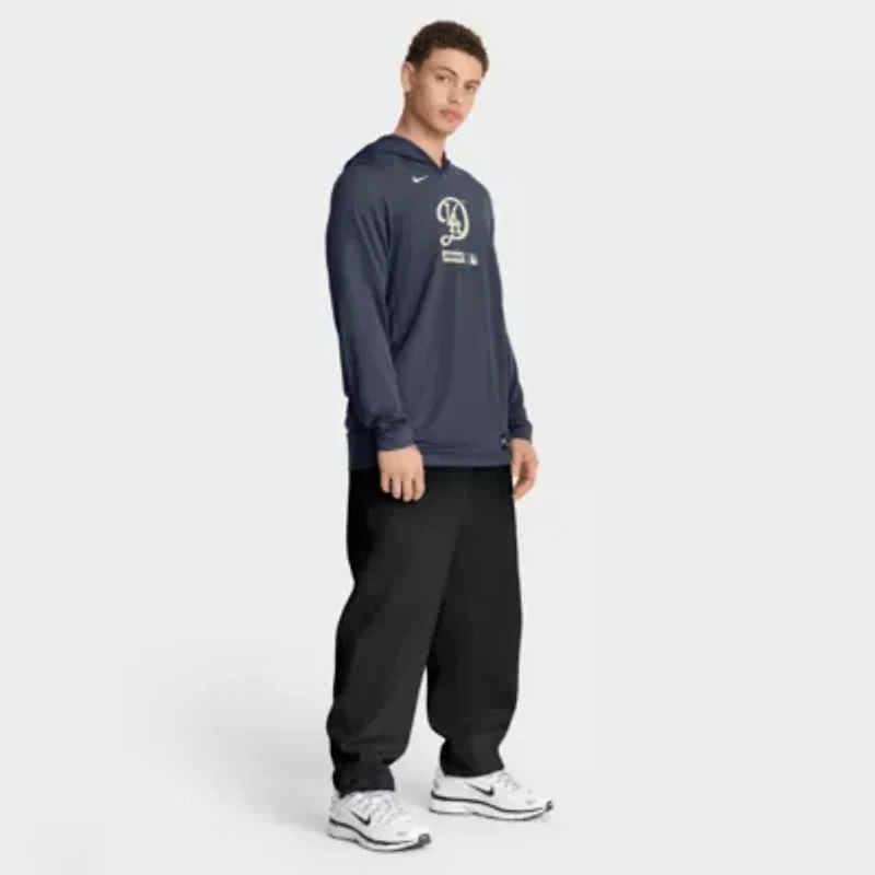 MLB Nike Los Angeles Dodgers City Connect Dri-FIT Long Sleeve Hooded T-Shirt