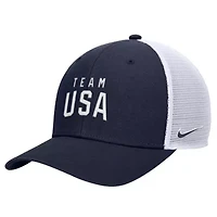 Olympics Nike Team USA Rise Pinch Panel Trucker Adjustable Hat