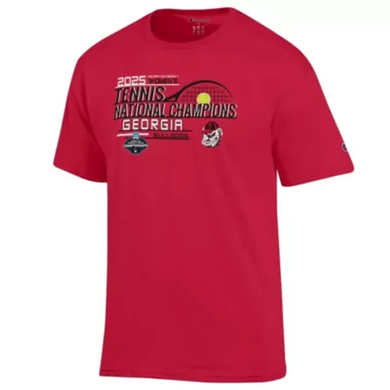 NCAA Unisex Georgia Bulldogs 2025 Tennis National s T-Shirt