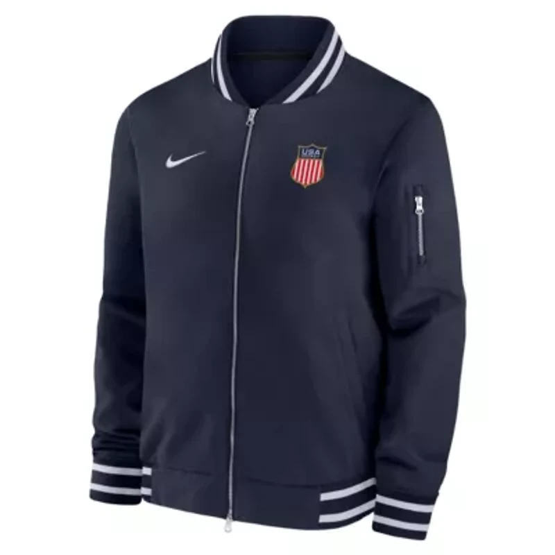 World Hockey Nike US 2026 Full-Zip Bomber Jacket