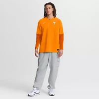 NCAA Nike Tennessee Volunteers Dugout Dri-FIT Quarter-Zip Long Sleeve Windshirt