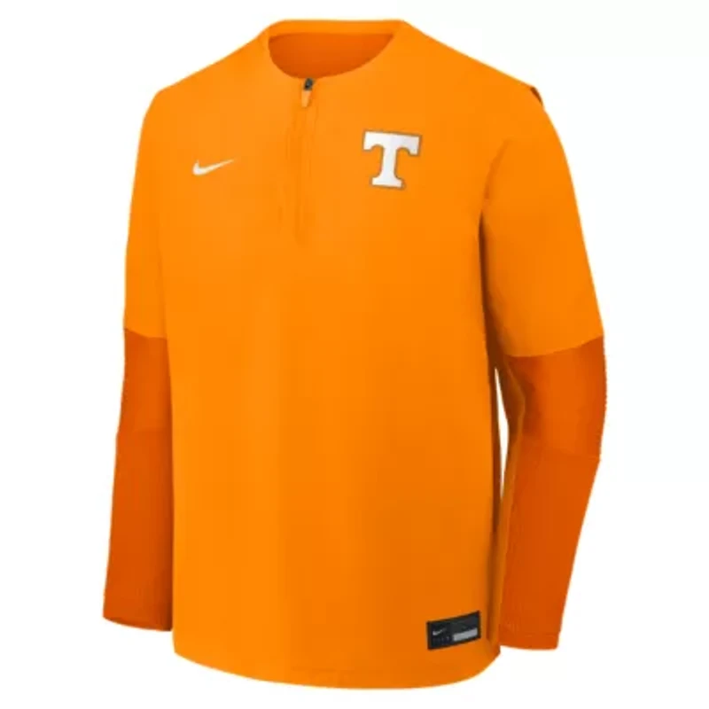 NCAA Nike Tennessee Volunteers Dugout Dri-FIT Quarter-Zip Long Sleeve Windshirt