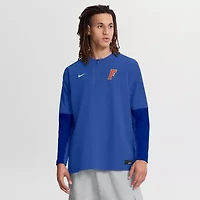 NCAA Nike Florida Gators Dugout Dri-FIT Quarter-Zip Long Sleeve Windshirt