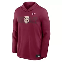 NCAA Nike Florida State Seminoles Dugout Dri-FIT Long Sleeve Hooded T-Shirt