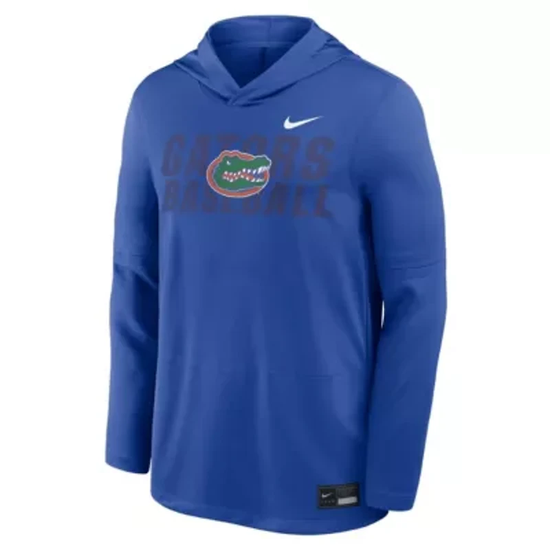 NCAA Nike Florida Gators Dugout Dri-FIT Long Sleeve Hooded T-Shirt