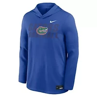 NCAA Nike Florida Gators Dugout Dri-FIT Long Sleeve Hooded T-Shirt