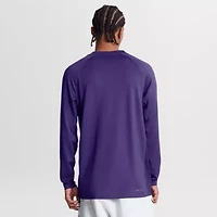 NCAA Nike LSU Tigers Dugout Game Time Raglan Dri-FIT Long Sleeve T-Shirt