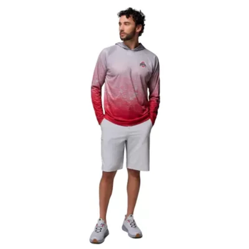 NCAA Ohio State Buckeyes PFG Gradient Water Super Terminal Tackle Hoodie Omni-Wick T-Shirt