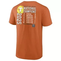 NCAA Fanatics Texas Longhorns 2025 Softball World Series s Schedule T-Shirt