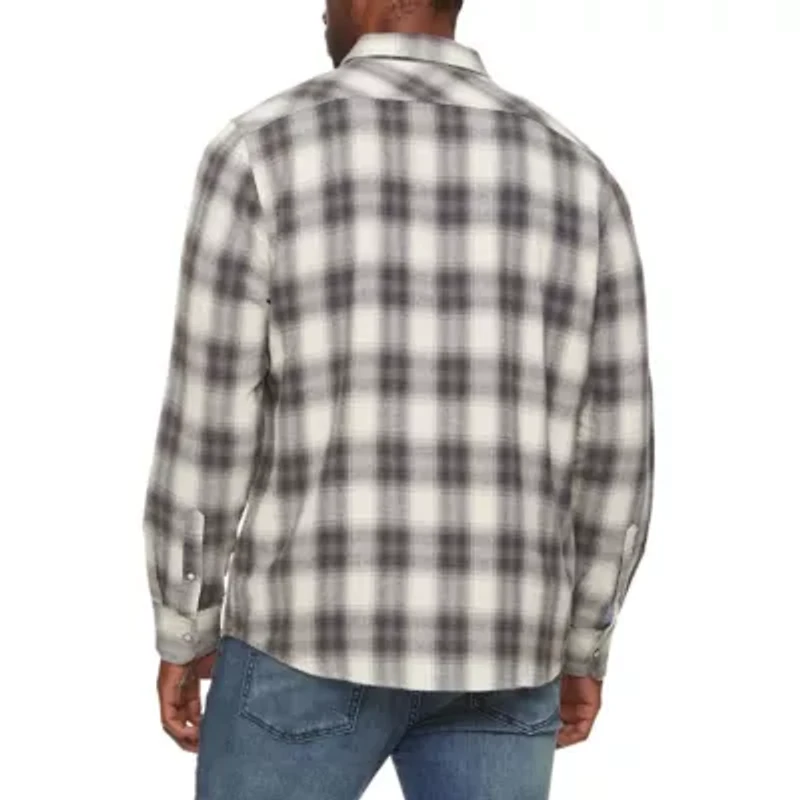 NCAA Flag & Anthem Dierks Bentley Texas Longhorns Alma Vintage Long Sleeve Button-Up Flannel Shirt