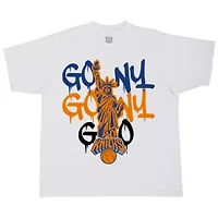 NBA Unisex New York Knicks Oversized Go NY T-Shirt