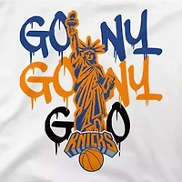 NBA Unisex New York Knicks Oversized Go NY T-Shirt