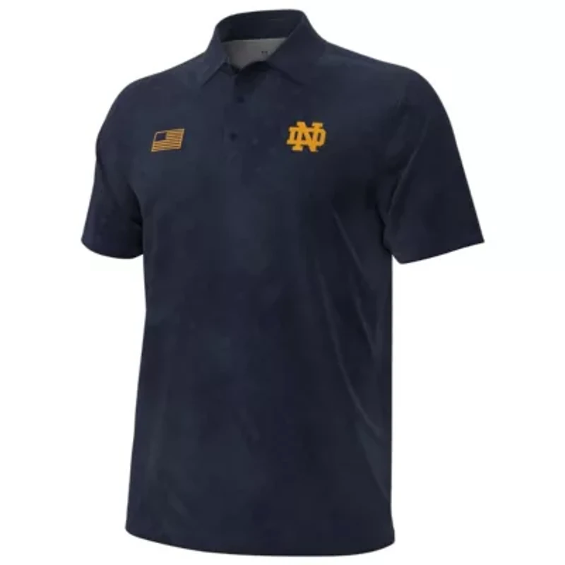 NCAA Under Armour Notre Dame Fighting Irish Freedom Collection ArmourFuse Polo