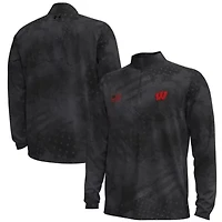 NCAA Under Armour Wisconsin Badgers Freedom Collection ArmorFuse Half-Zip Top