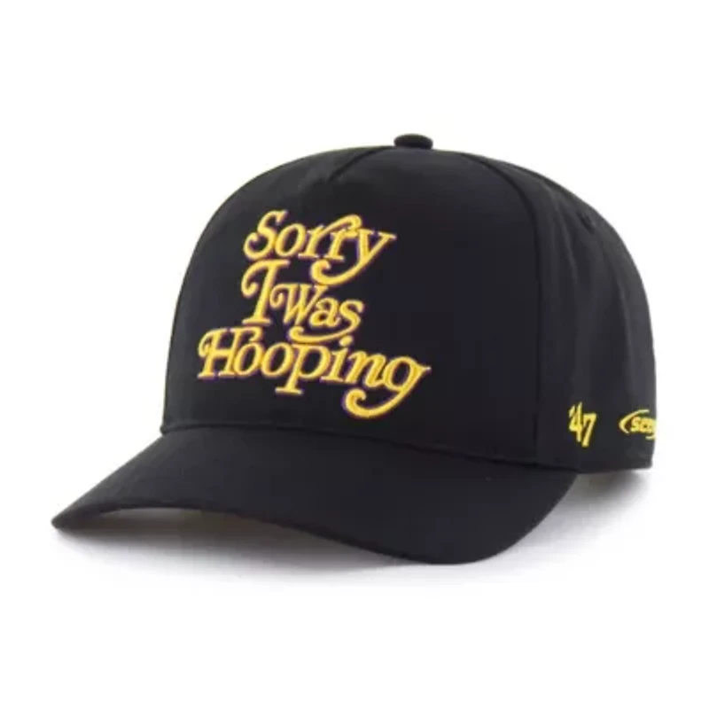 NBA Brand Seen by Los Angeles Lakers Sorry I Was Hooping Hitch Adjustable Hat