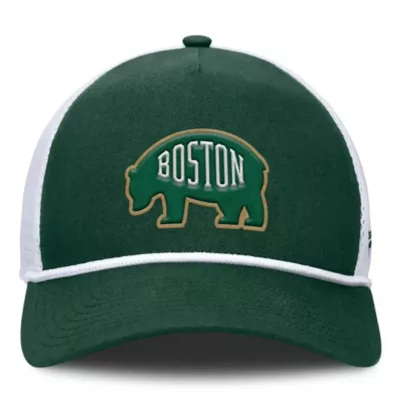 NHL Fanatics Green/White Bermuda A-Frame Adjustable Hat