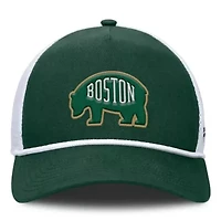 NHL Fanatics Green/White Bermuda A-Frame Adjustable Hat