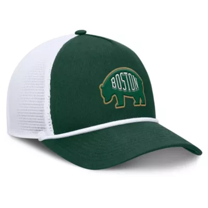 NHL Fanatics Green/White Bermuda A-Frame Adjustable Hat