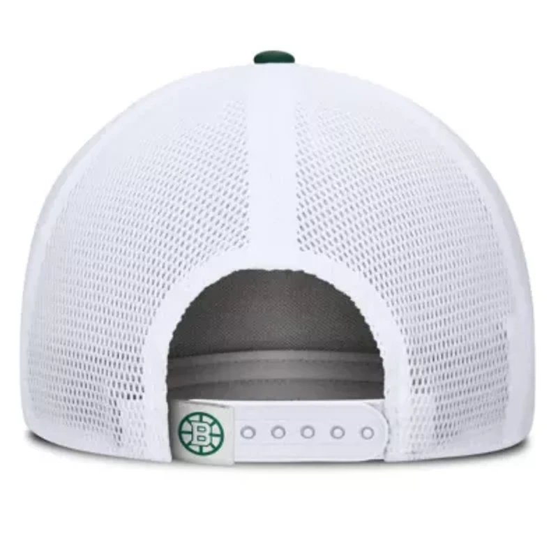 NHL Fanatics Green/White Bermuda A-Frame Adjustable Hat