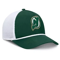 NHL Fanatics Green/White New Jersey Devils Bermuda A-Frame Adjustable Hat
