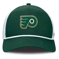 NHL Fanatics Green/White Philadelphia Flyers Bermuda A-Frame Adjustable Hat