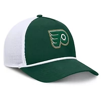NHL Fanatics Green/White Philadelphia Flyers Bermuda A-Frame Adjustable Hat