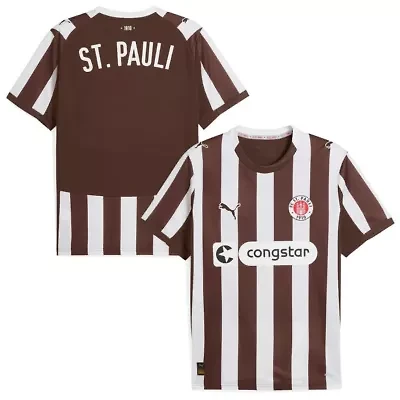 Bundesliga St. Pauli 2025/26 Home Replica Jersey
