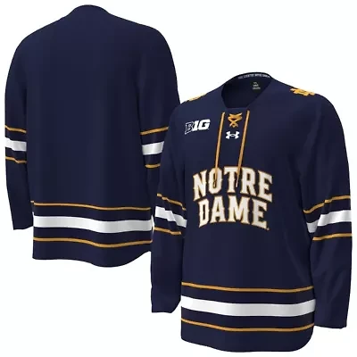 NCAA Under Armour Notre Dame Fighting Irish Replica Hockey Jersey