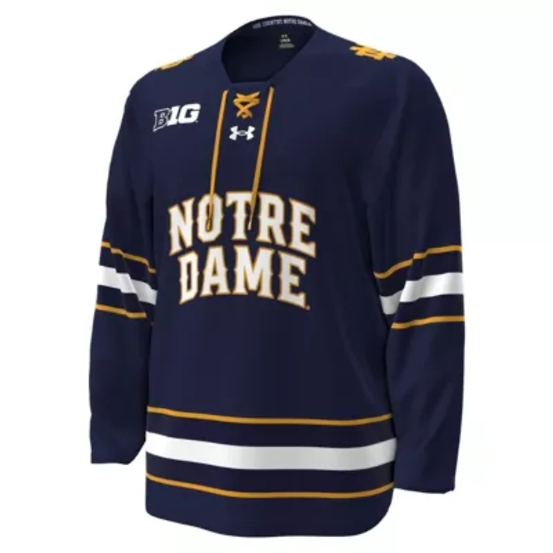 NCAA Under Armour Notre Dame Fighting Irish Replica Hockey Jersey