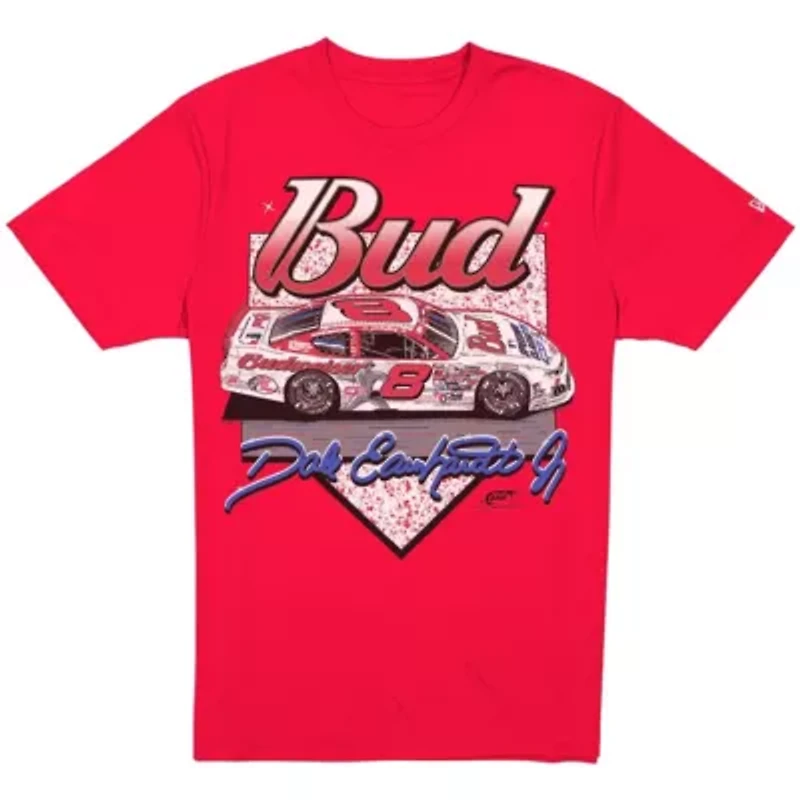 NASCAR Dale Earnhardt Jr. Budweiser x MLB 2025 Speedway Classic Car T-Shirt