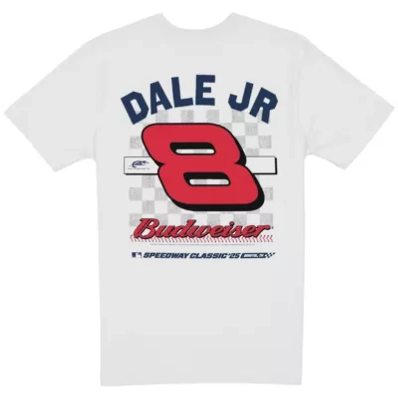 NASCAR Dale Earnhardt Jr. Budweiser x MLB 2025 Speedway Classic Car T-Shirt