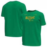 NCAA Under Armour Kelly Notre Dame Fighting Irish All Fight Tech Stretch T-Shirt