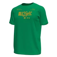 NCAA Under Armour Kelly Notre Dame Fighting Irish All Fight Tech Stretch T-Shirt