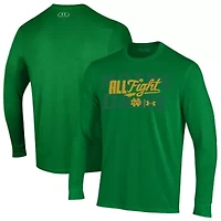 NCAA Under Armour Kelly Notre Dame Fighting Irish All Fight Long Sleeve T-Shirt
