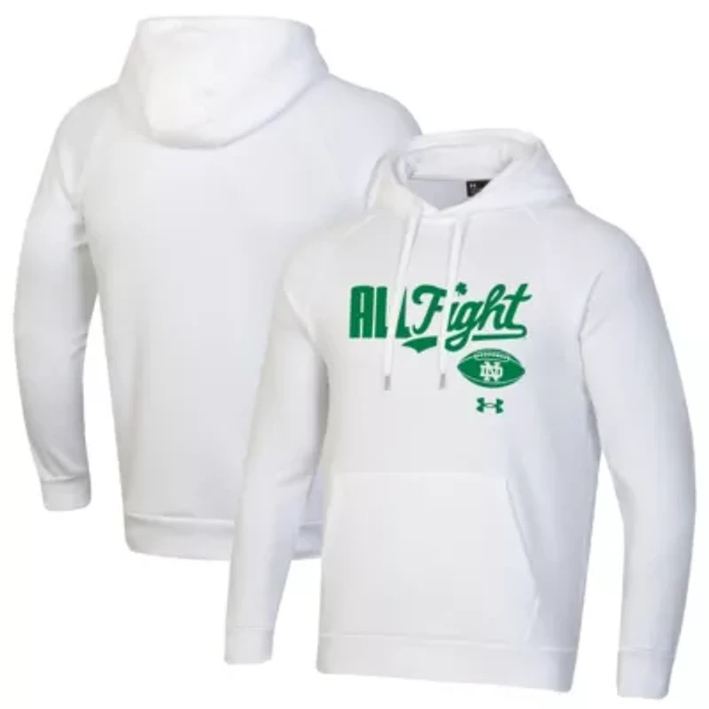 NCAA Under Armour Notre Dame Fighting Irish All Fight Rival Fleece Hoodie