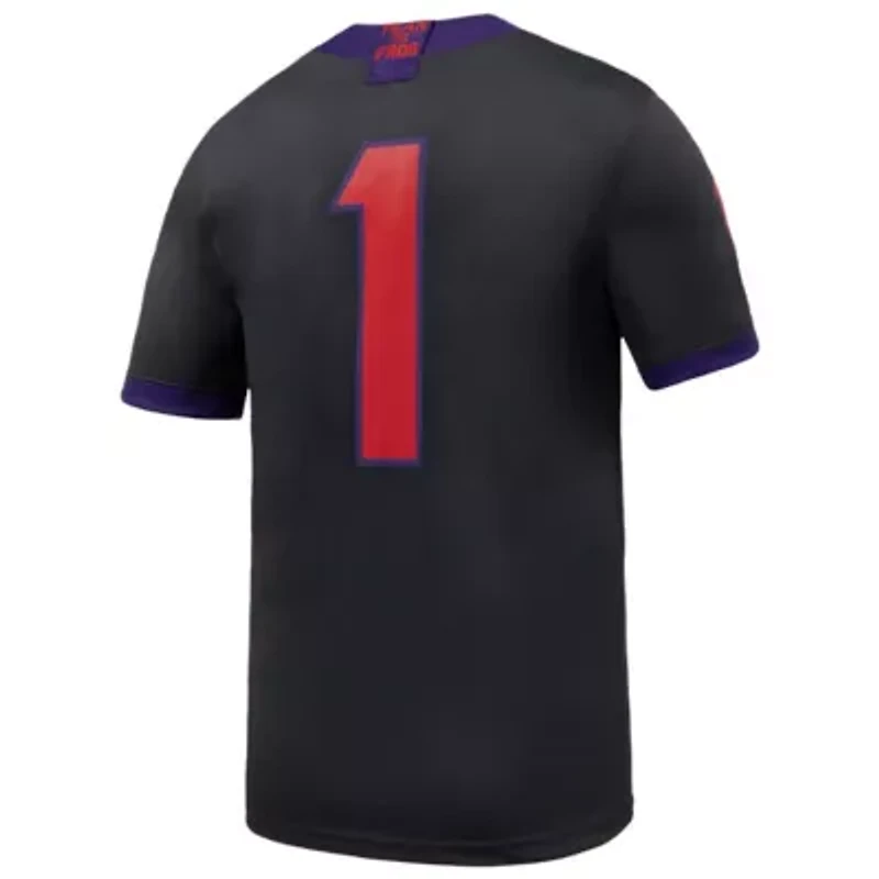 NCAA Nike #1 TCU Horned Frogs Alternate Game Football Jersey