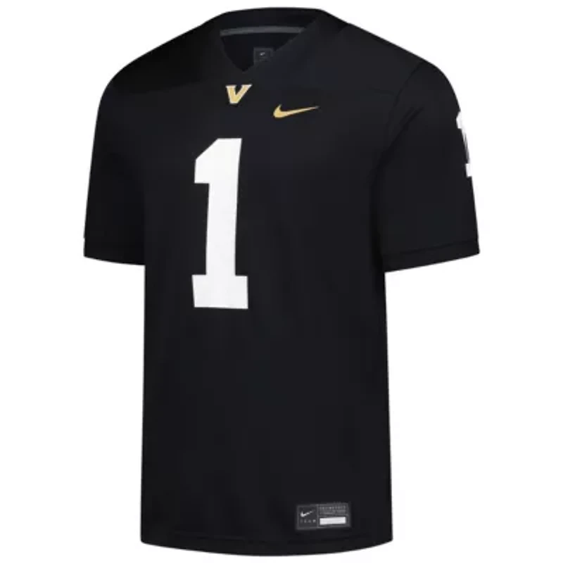 NCAA Nike #1 Vanderbilt Commodores Untouchable Replica Game Jersey